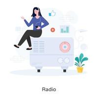 ontwerp van radio vector