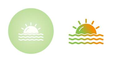 zonsondergang vector pictogram