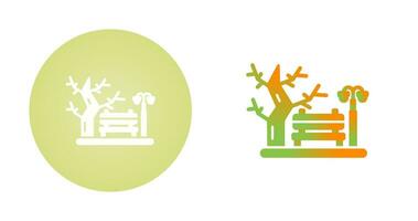 park vector pictogram