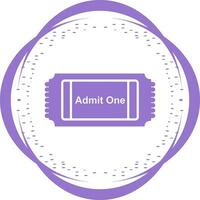 film ticket vector icoon