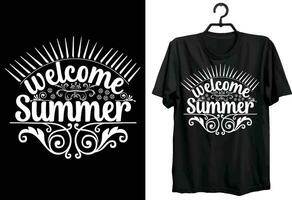 zomer t-shirt ontwerp. grappig geschenk zomer vakantie t-shirt ontwerp. Op maat, typografie en vector t-shirt ontwerp