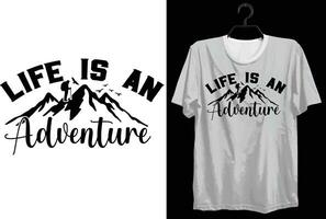 camping t-shirt ontwerp. grappig geschenk camping t-shirt ontwerp voor kamp liefhebbers. typografie, Op maat, vector t-shirt ontwerp. wereld allemaal camper t-shirt ontwerp voor avontuur