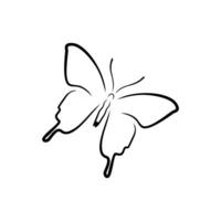vlinder logo sjabloon vector illustratie. geschikt voor uw ontwerp nodig hebben, logo, illustratie, animatie, enz.