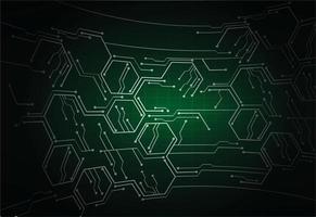 cyber circuit toekomstige technologie concept achtergrond vector