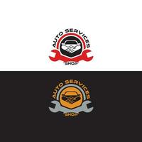 automotive logo sjabloon, auto onderhoud logo vector