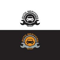 automotive logo sjabloon, auto onderhoud logo vector