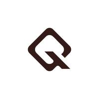 brief q logo ontwerp element met modern creatief concept vector