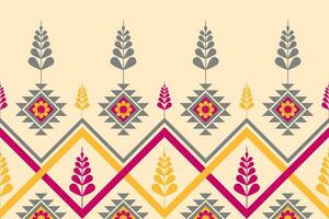 meetkundig etnisch bloem naadloos patroon traditioneel. Amerikaans, Mexicaans stijl. aztec ornament afdrukken. vector