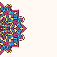 mandala ronde ornament achtergrond sjabloon vector