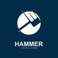 hamer logo vector illustratie ontwerp