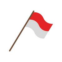 Indonesisch vlag icoon vector