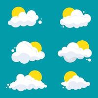 wolk cartoon vector ontwerp illustratie