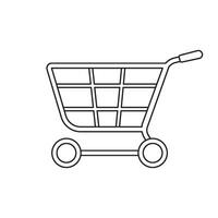 trolley vector pictogram vector