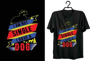 hond t-shirt ontwerp grappig geschenk item voor hond minnaar mensen vector