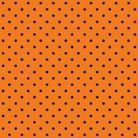 oranje en zwart naadloos polka punt patroon vector