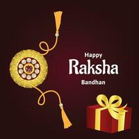 gelukkig raksha bandhan Indisch Hindoe festival viering vector ontwerp