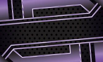 abstract metalen Purper zwart kader ontwerp innovatie concept lay-out achtergrond vector