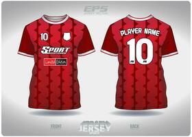 eps Jersey sport- overhemd vector.rood auto wiel patroon ontwerp, illustratie, textiel achtergrond voor ronde nek sport- t-shirt, Amerikaans voetbal Jersey overhemd vector