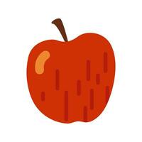 rood appel herfst - vector illustratie en icoon. eps10.