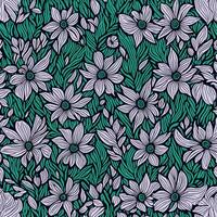 bloemen vector herhaald naadloos patroon ontwerp voor kleding stof en behang