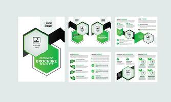 multipurpose bedrijf brochure sjabloon ontwerp vector