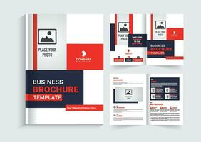 creatief en modern multipurpose tweevoudig brochure sjabloon ontwerp vector