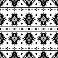 aztec etnisch meetkundig achtergrond in zwart en wit kleuren. ornament traditioneel naadloos streep patroon. ontwerp voor textiel sjabloon en afdrukken kleding stof. vector