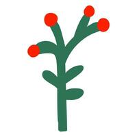 hand- getrokken minimalistisch bloem. gestileerde bloem in naief kunst stijl. uit de vrije hand botanisch afdrukken. vector