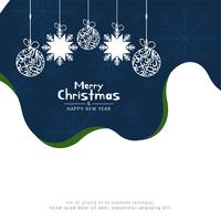 Abstracte Merry Christmas festival begroeting achtergrond vector