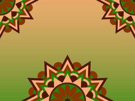 bloemen, abstract, artistiek, mandala achtergrond vector