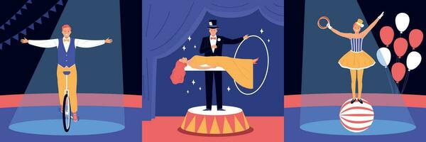 circus composities reeks vector