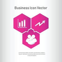 zakelijke financiën icoon vector