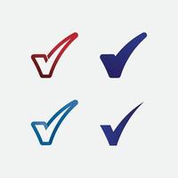 v checklist vinkje logo vector cheklist ontwerp