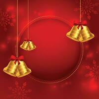 Kerstmis achtergrond met schijnend sterren, confetti, slinger en kleurrijk ballen. nieuw jaar en Kerstmis vector kaart illustratie Aan rood achtergrond