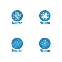 neuron logo en symbool vector sjabloon