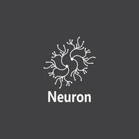 neuron logo en symbool vector sjabloon