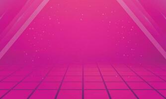 vector helder retro roze Purper achtergrond futuristische landschap