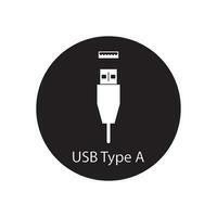 usb pictogram vector