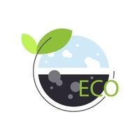 ecologie concept en milieu ,banner ontwerp elementen voor duurzame energie ontwikkeling vector