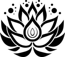 lotus bloem - hoog kwaliteit vector logo - vector illustratie ideaal voor t-shirt grafisch