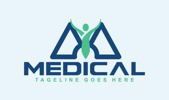 medische apotheek logo ontwerpsjabloon.-vector illustrator vector