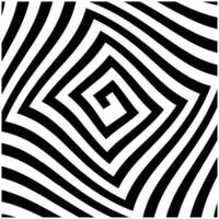 hypnotiserend, geometrisch, herhaald patroon vector