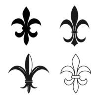 fleur de lis icoon vector