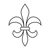 fleur de lis icoon vector