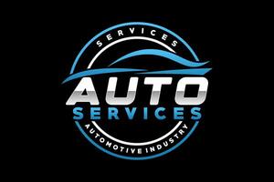 auto garage premium concept logo ontwerp vector