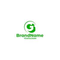g groen logo ontwerp vector