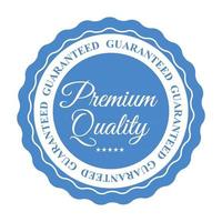 premium kwaliteit label teken. vectorillustratie op wit