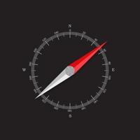 kompas richting pictogram voor webdesign geïsoleerd op een witte achtergrond. vector illustratie