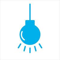 licht lamp icoon vector illustratie symbool