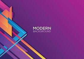 modern meetkundig achtergrond ontwerp abstract helling kleur vector